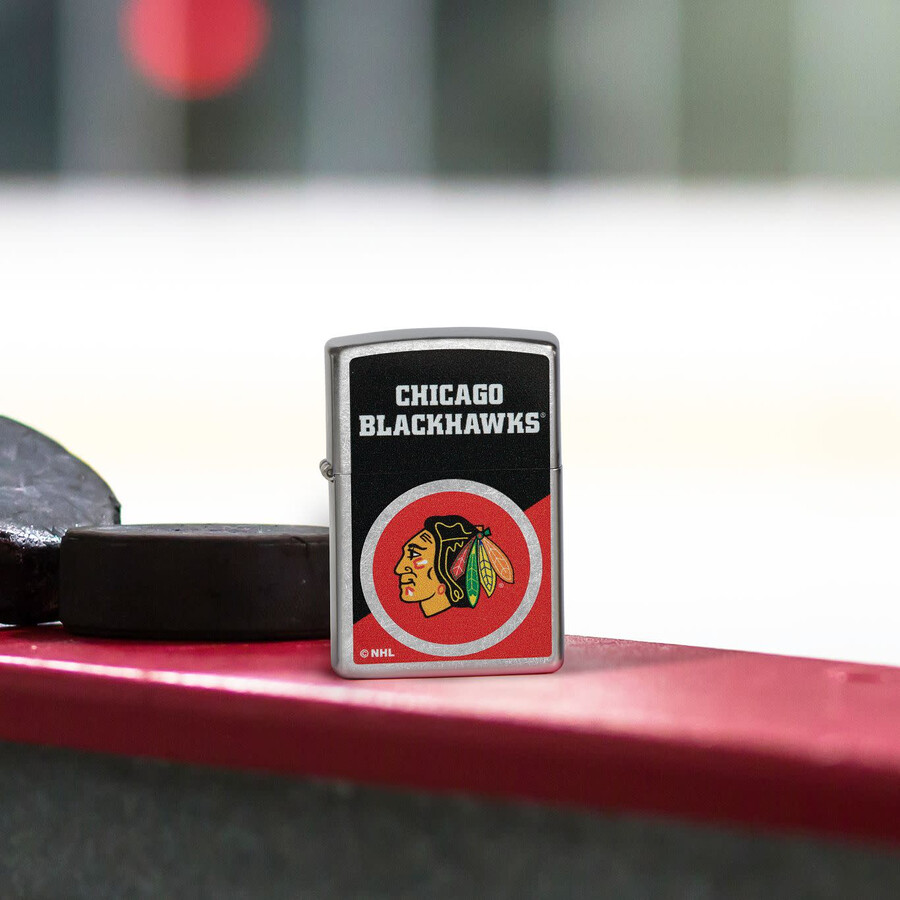 chicago blackhawks colorblock logo design