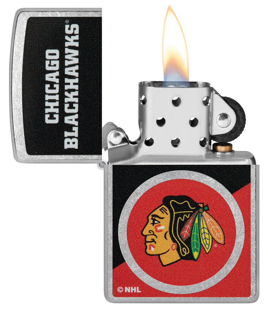 chicago blackhawks colorblock logo design