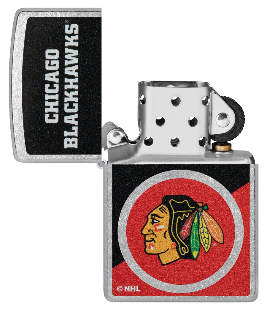 chicago blackhawks colorblock logo design