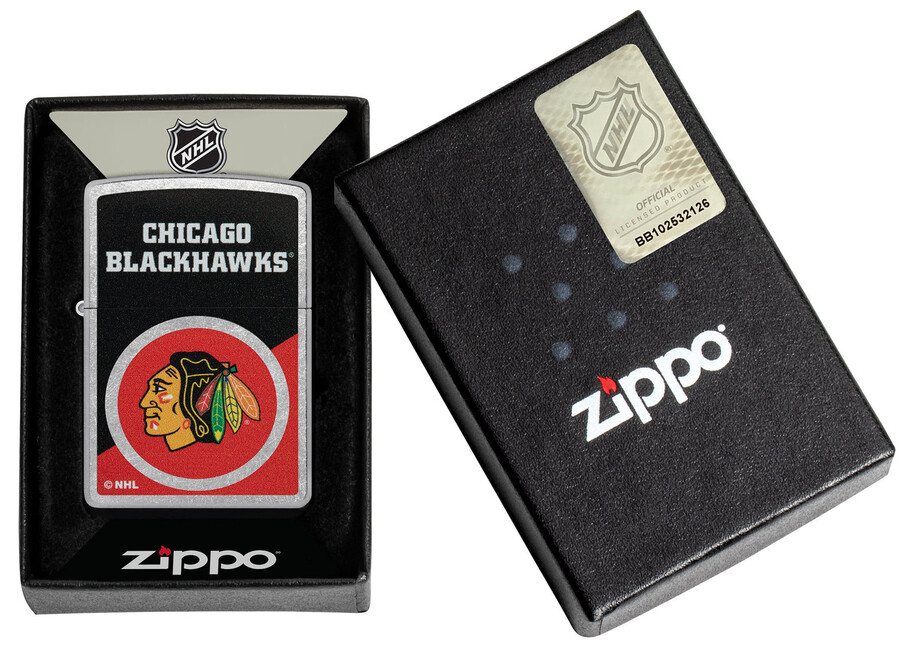 chicago blackhawks colorblock logo design