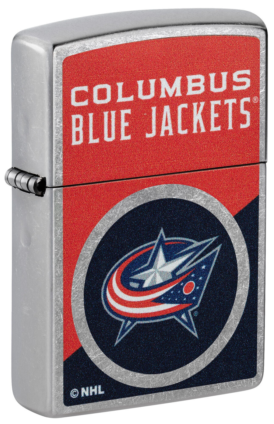 columbus blue jackets colorblock logo design