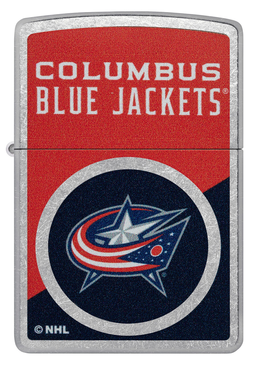 columbus blue jackets colorblock logo design