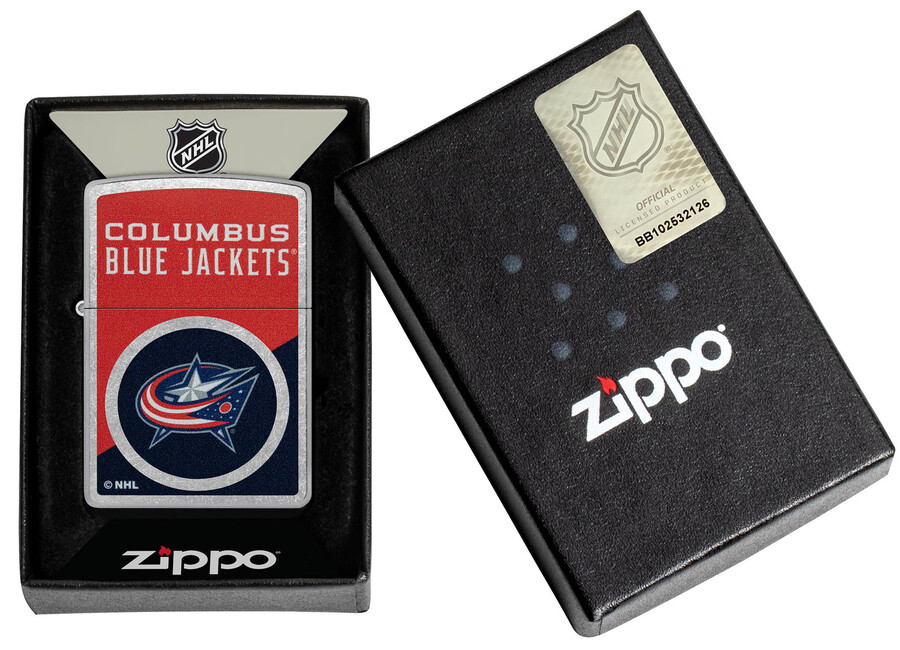 columbus blue jackets colorblock logo design