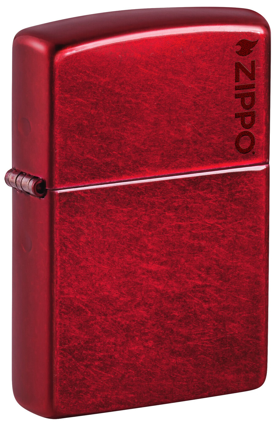 classic candy apple red zippo logo