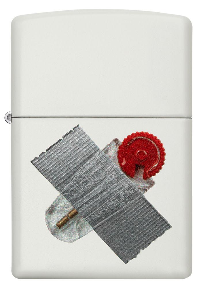 taped flint dispenser