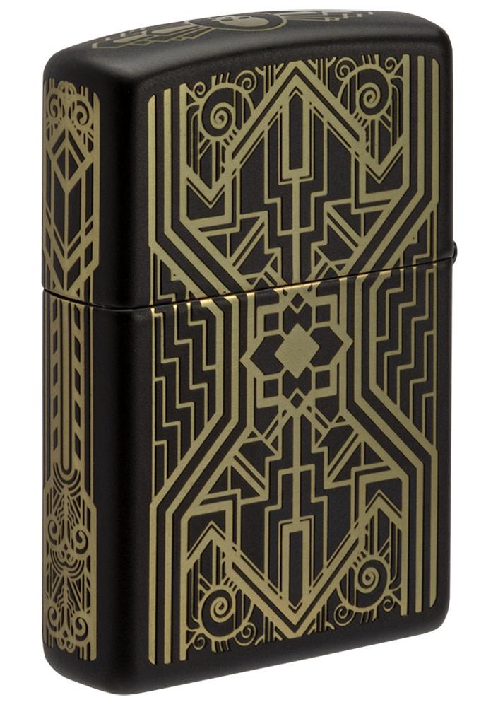 art deco skull