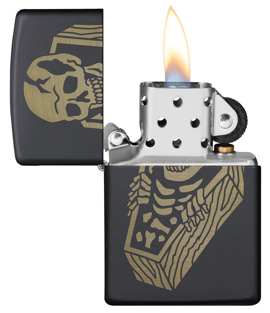 skeleton coffin design