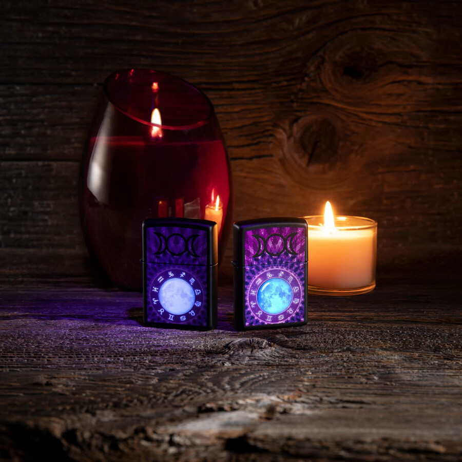 glowing zodiac design