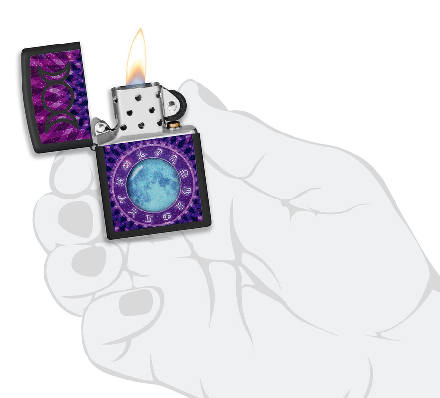 glowing zodiac design