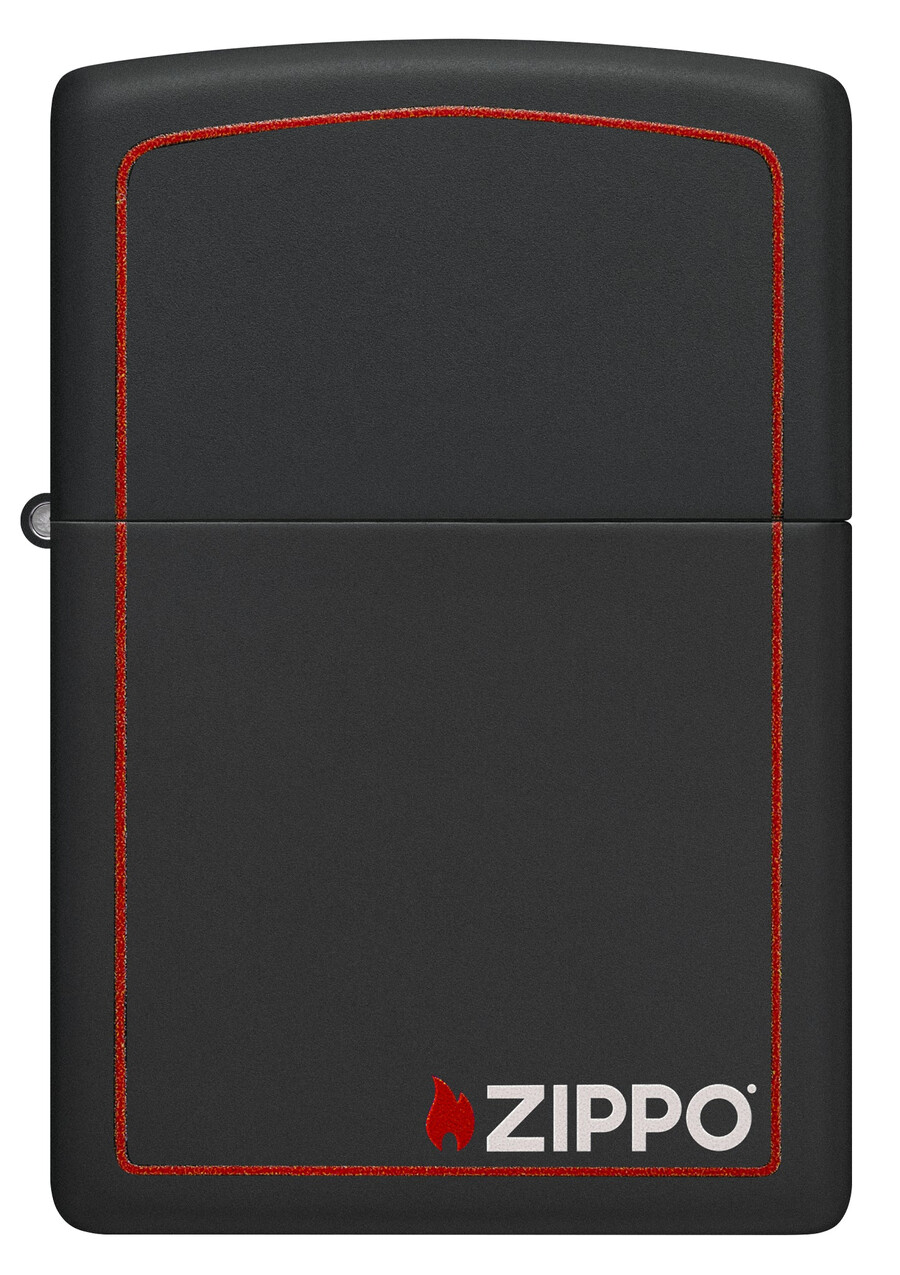 classic black and red zippo