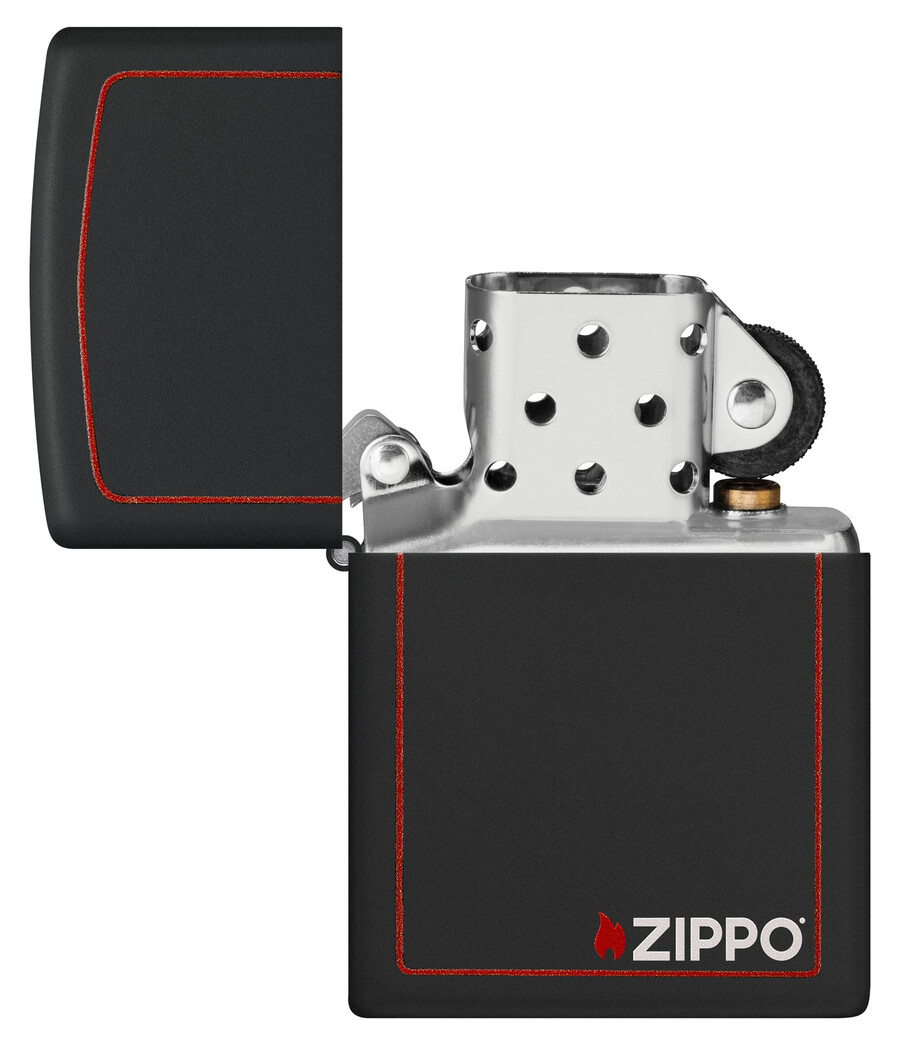 classic black and red zippo