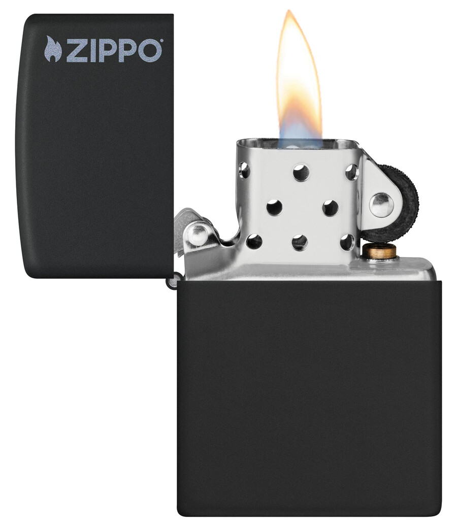 classic black matte with zippo logo