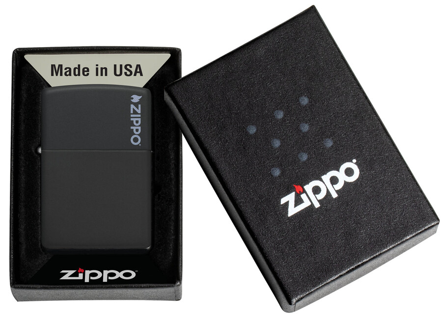 classic black matte with zippo logo