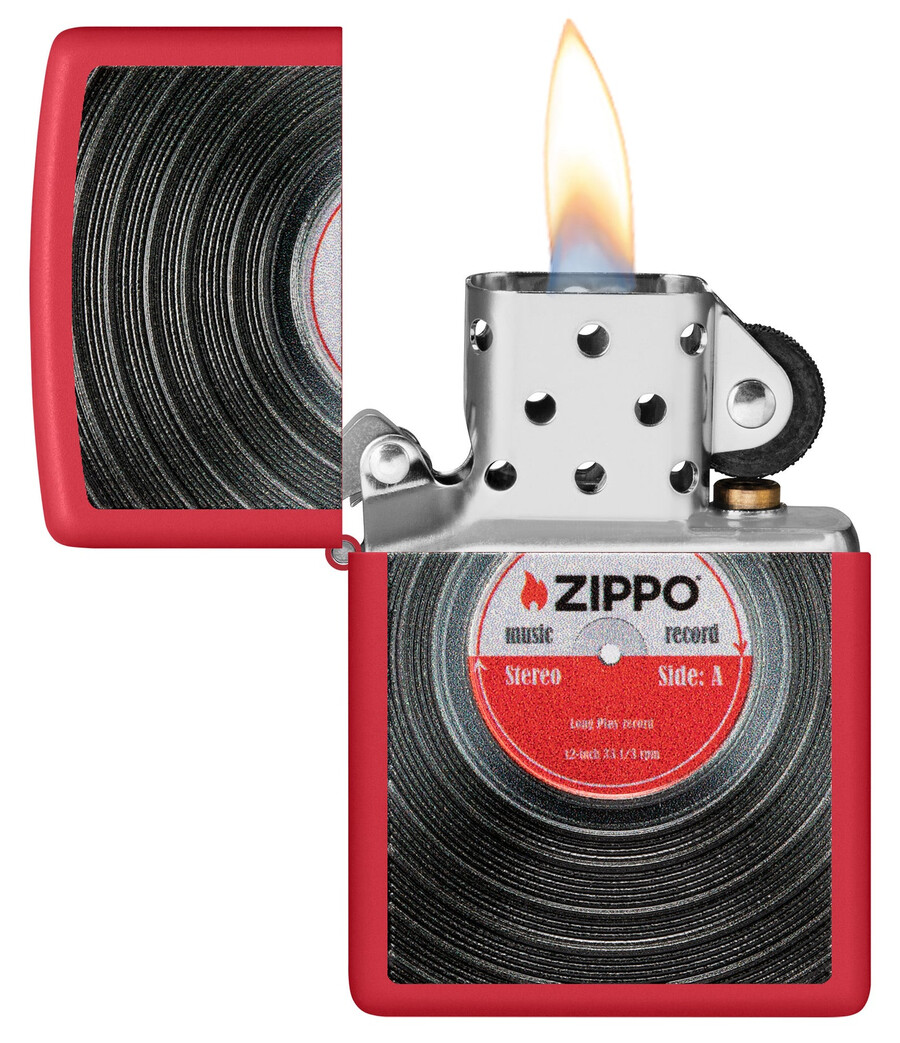 zippo vinyl record design