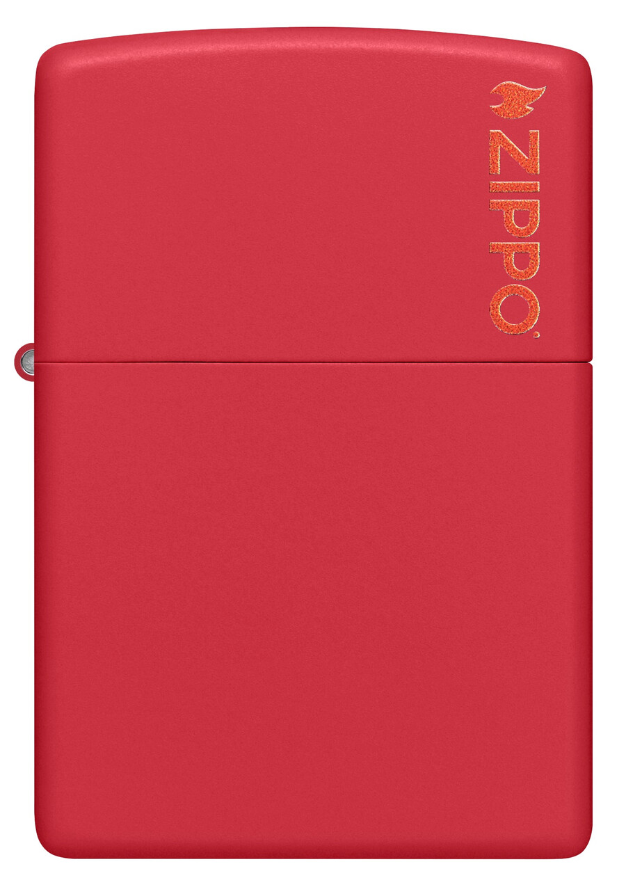 classic red matte zippo logo