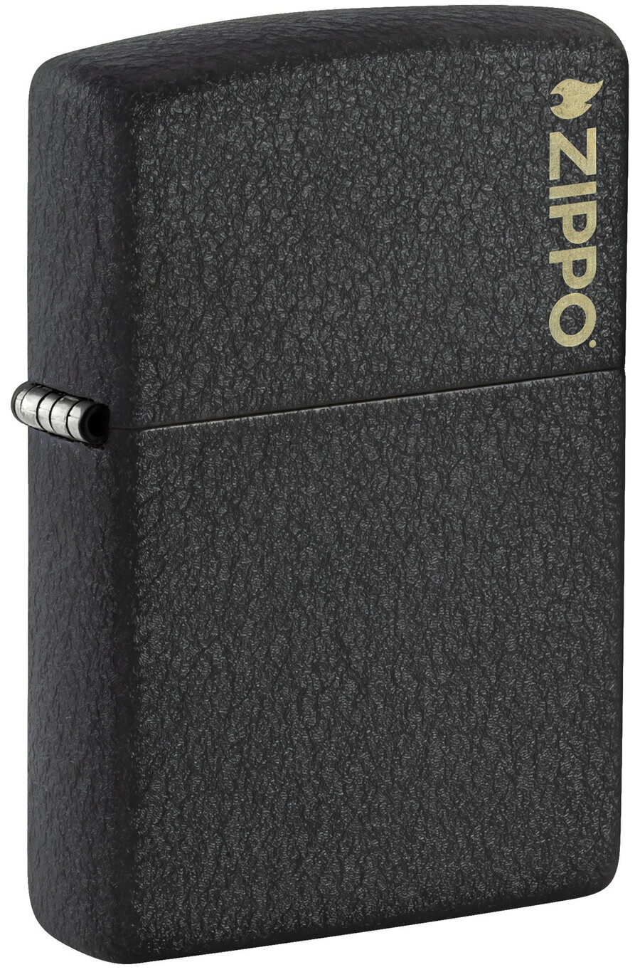 classic black crackle zippo logo