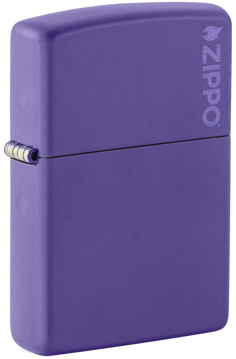 classic purple matte zippo logo