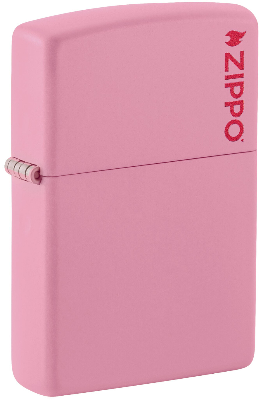 classic pink matte zippo logo