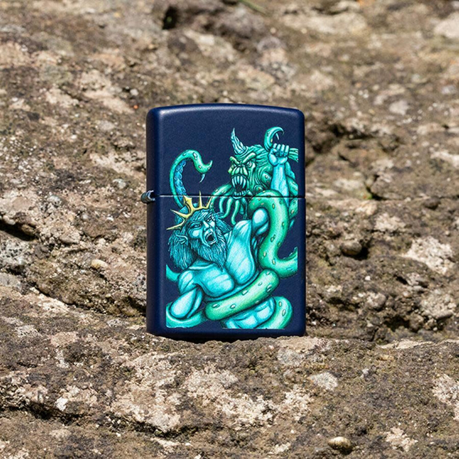 navy matte sea king design