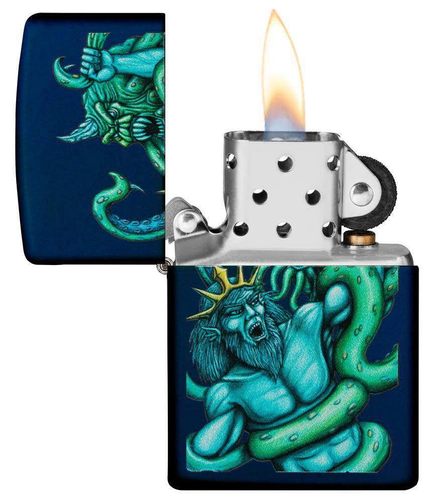 navy matte sea king design