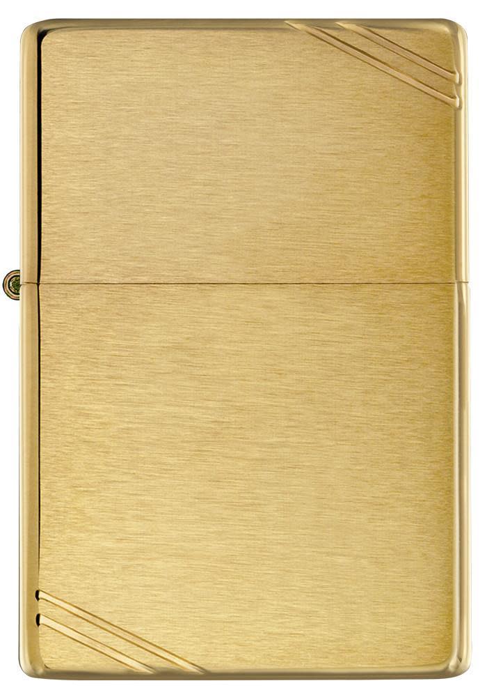 brushed brass vintage with slashes