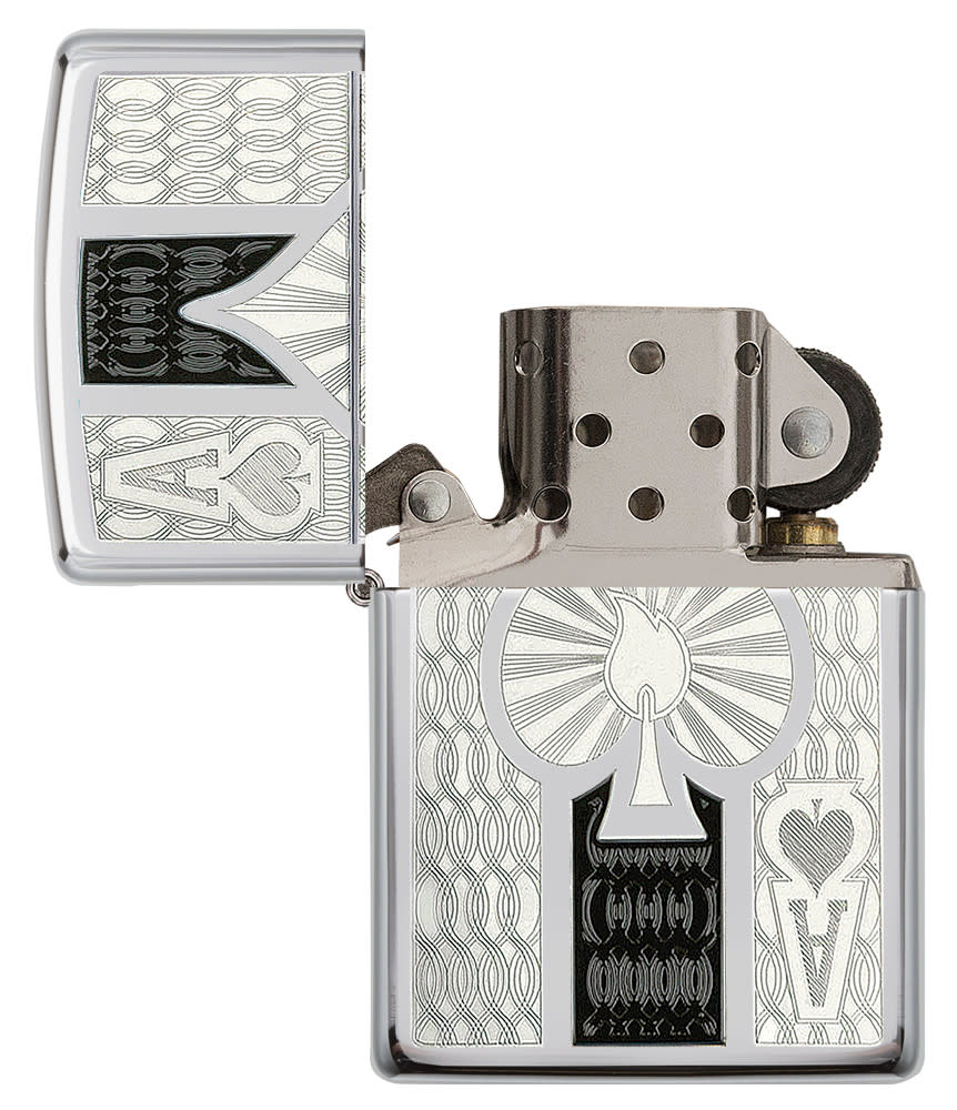 intricate spade design