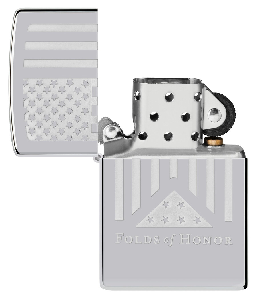 folds of honor etched flag design