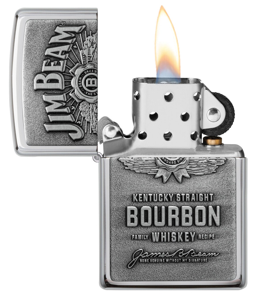 jim beam chrome emblem
