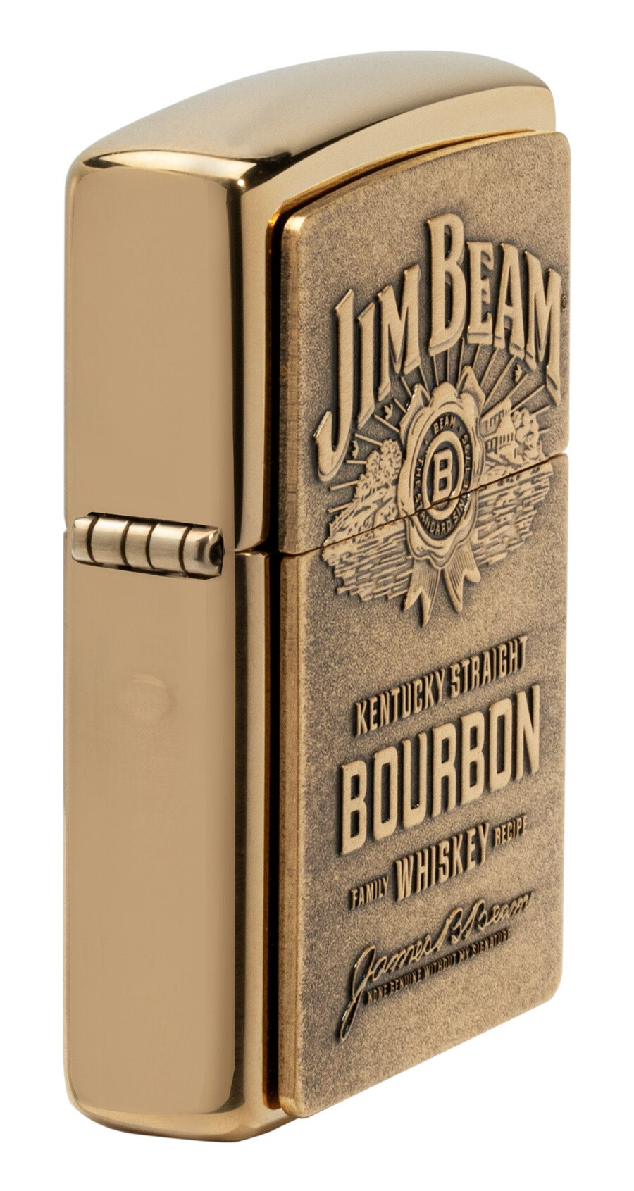 jim beam brass emblem