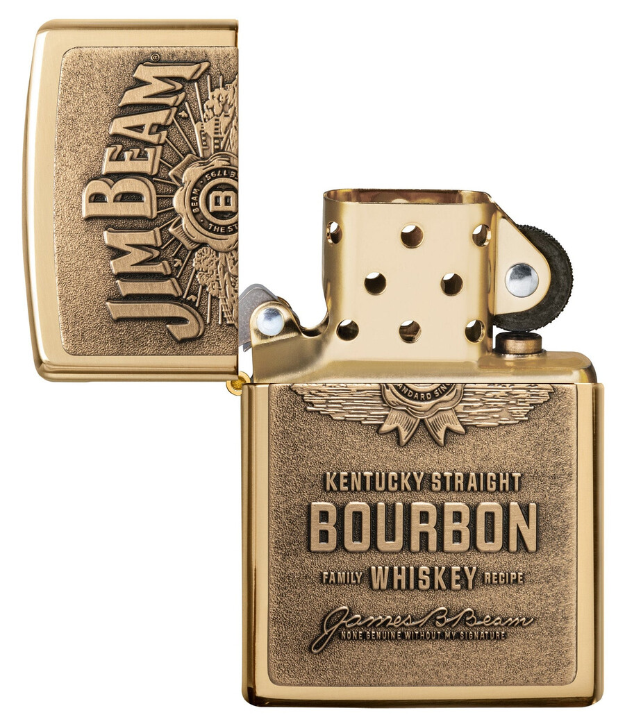 jim beam brass emblem