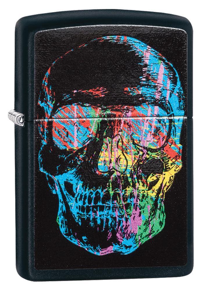 colorful skull