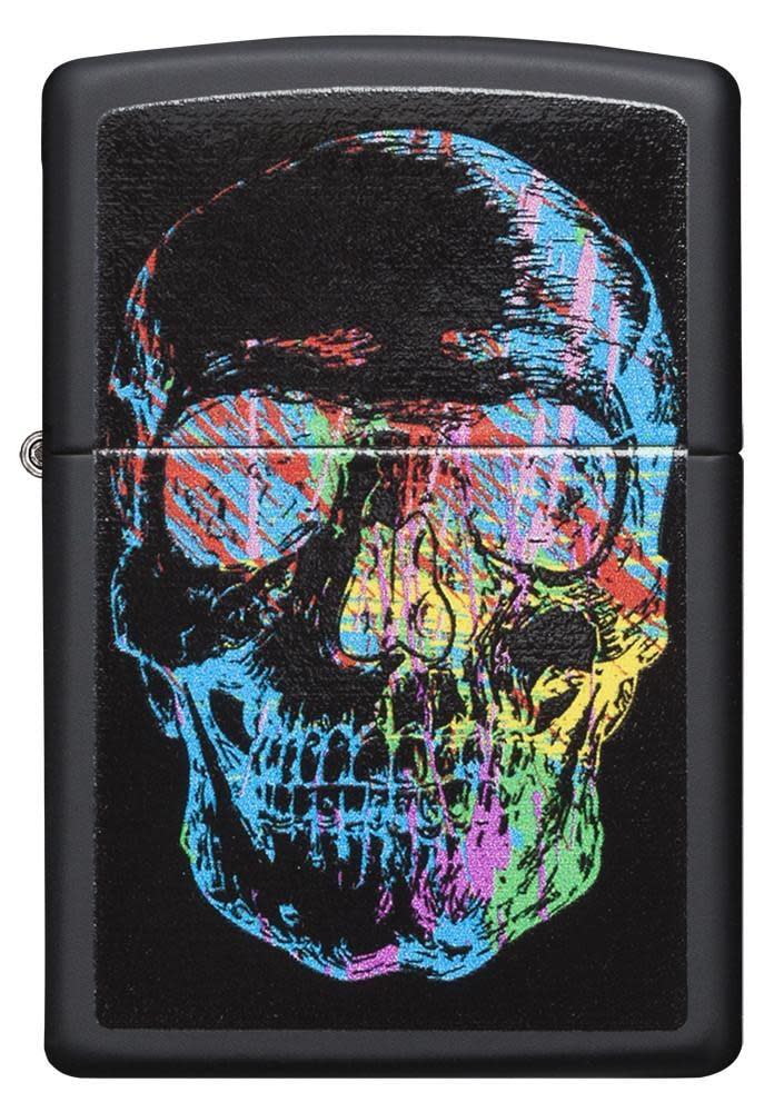 colorful skull