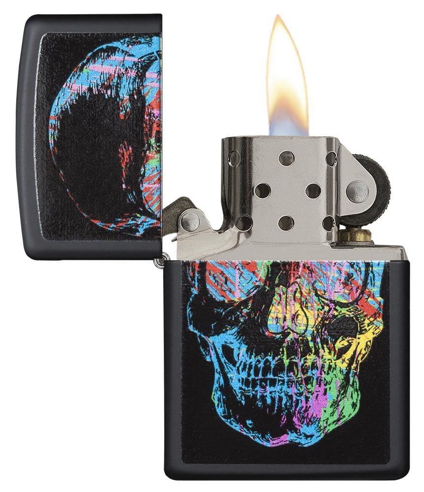 colorful skull