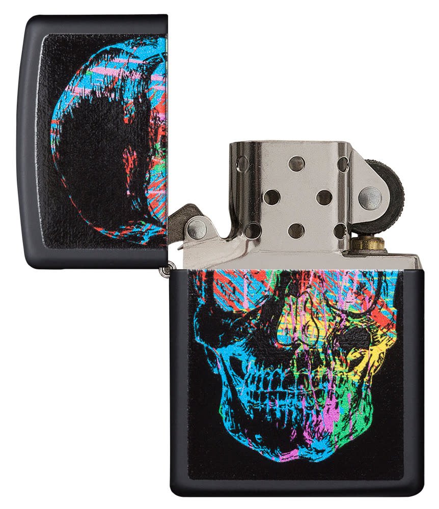 colorful skull