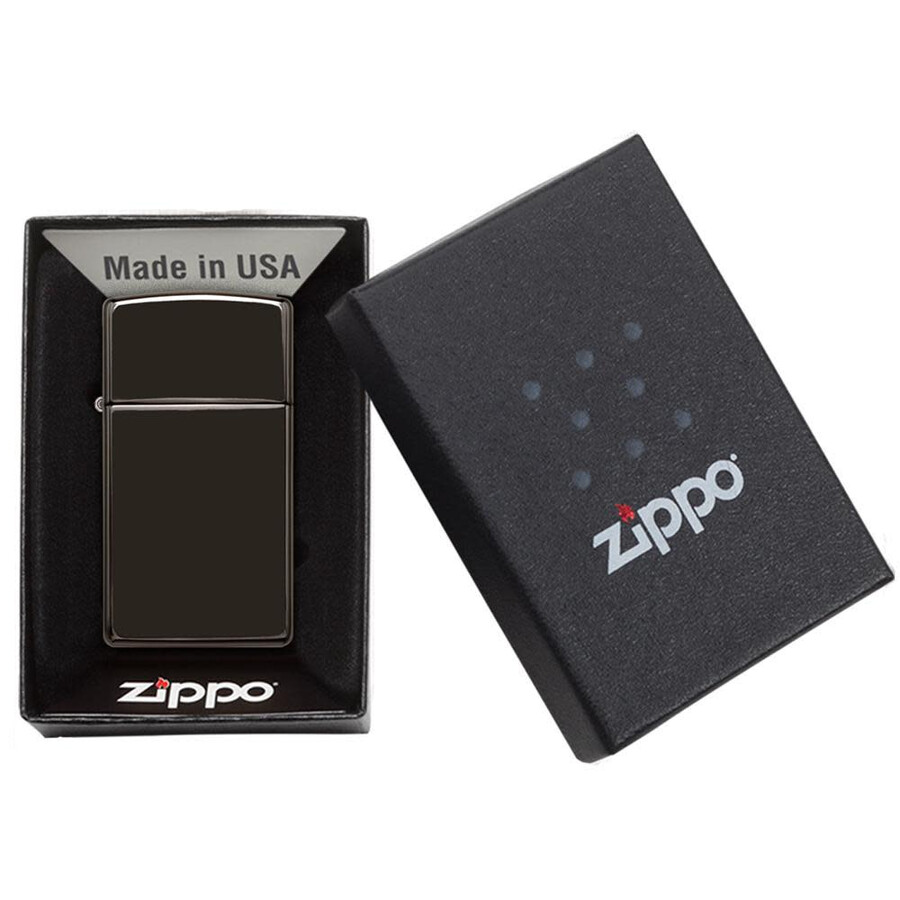 slim high polish black