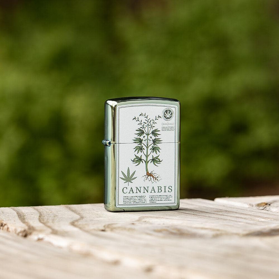 high polish green cannabis design