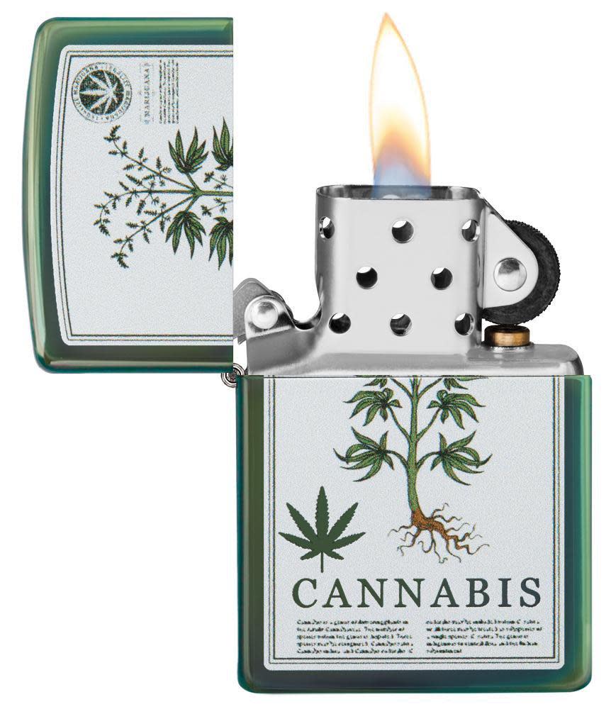 high polish green cannabis design