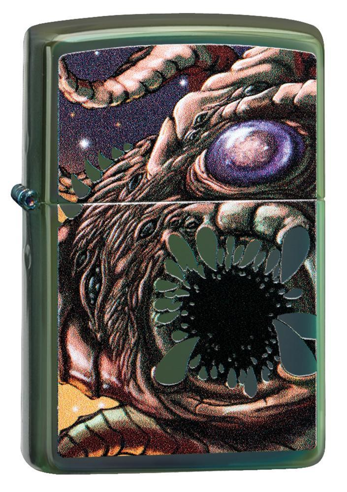 high polish green apocalypse monster design