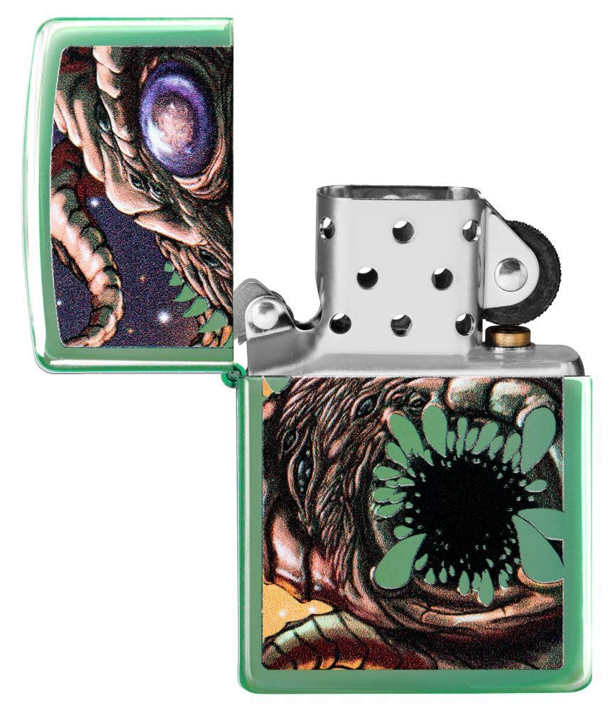 high polish green apocalypse monster design