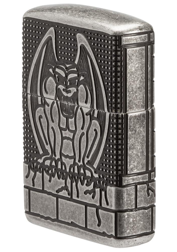 armor antique silver gargoyle