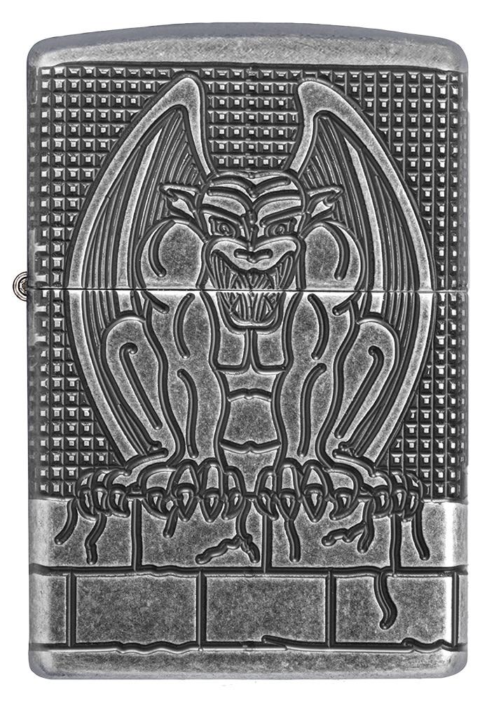 armor antique silver gargoyle