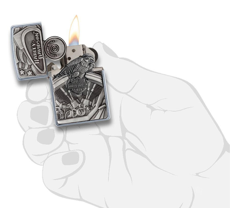 harley-davidson motorblock emblem