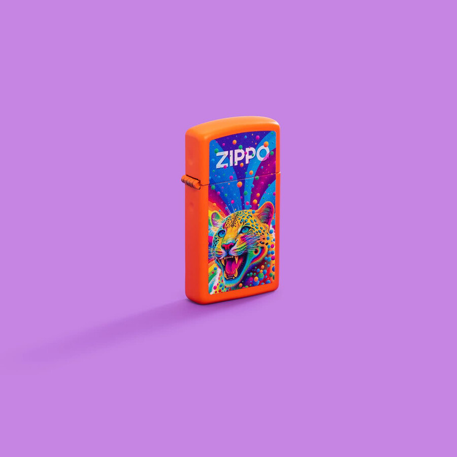 leopard zippo design
