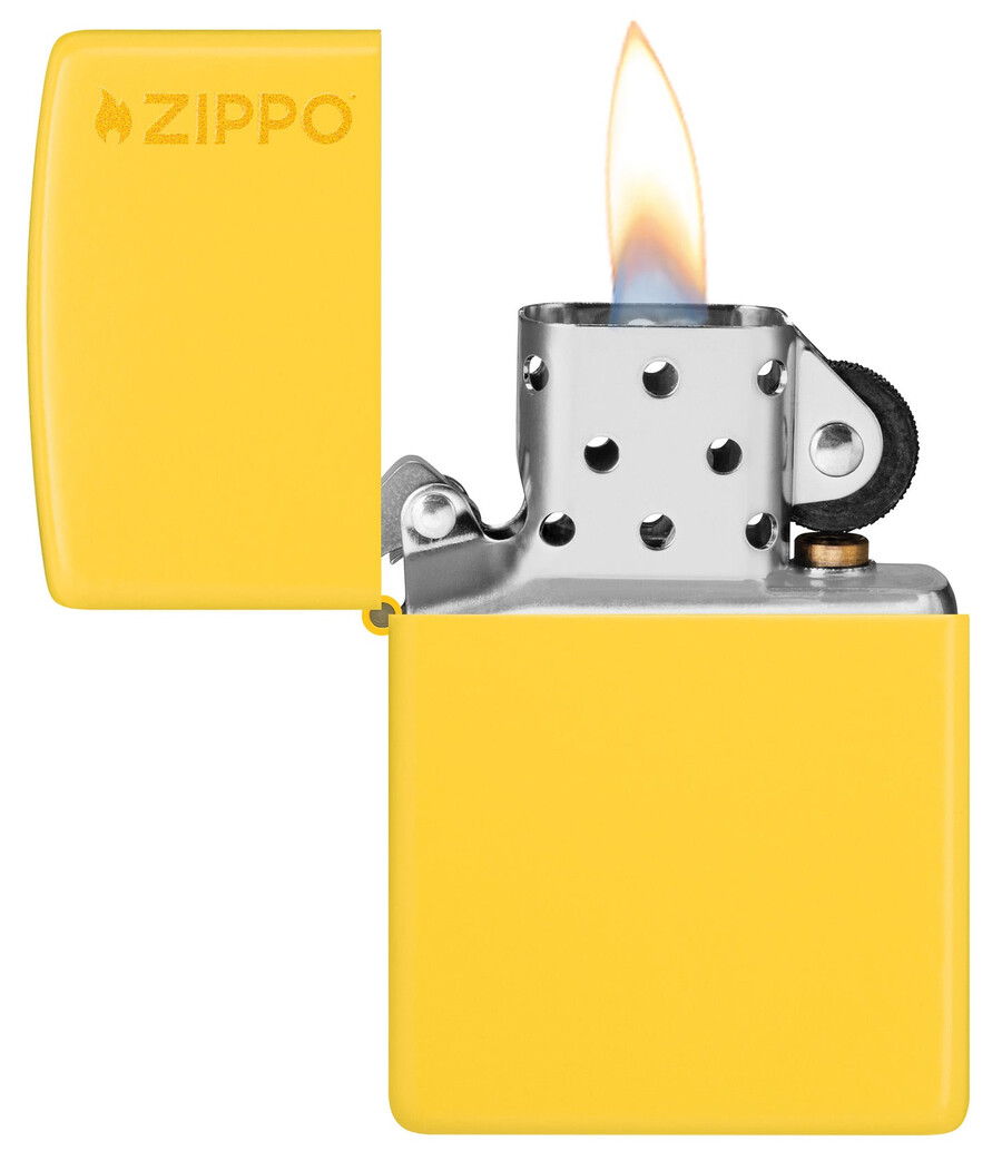 classic sunflower zippo logo