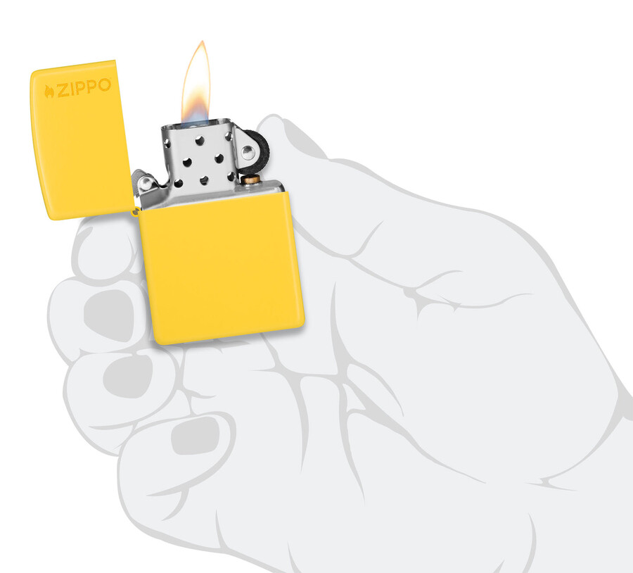 classic sunflower zippo logo