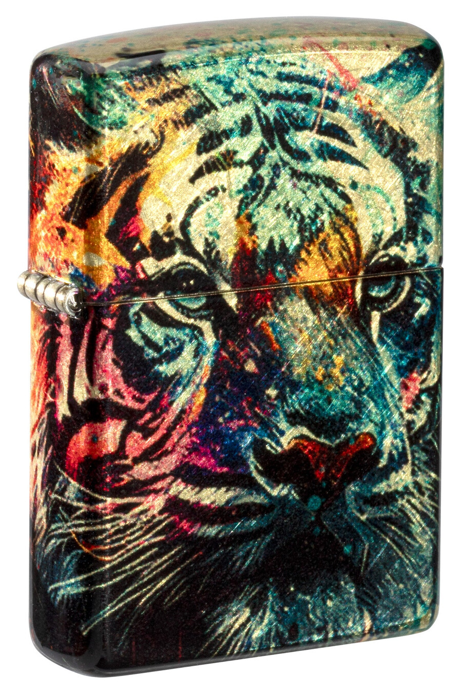 painted tiger design