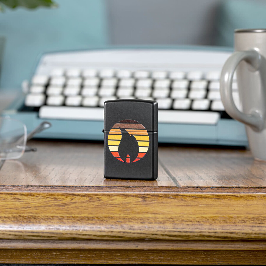 colorblock zippo design