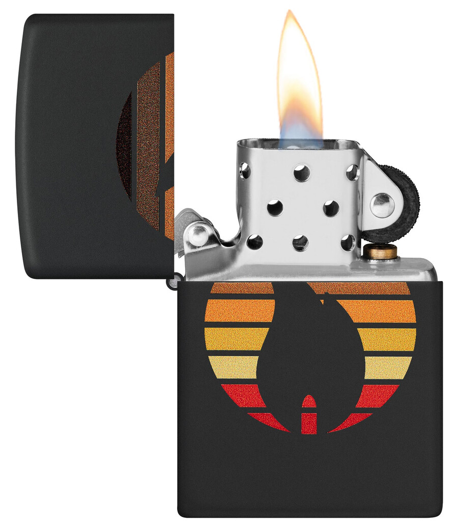 colorblock zippo design