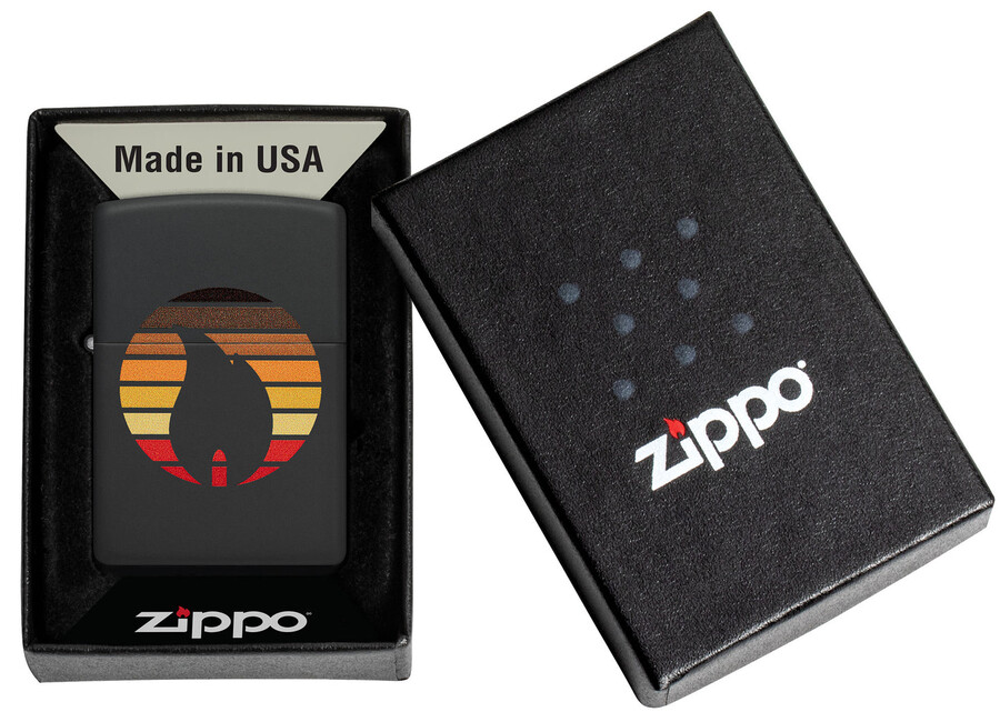 colorblock zippo design