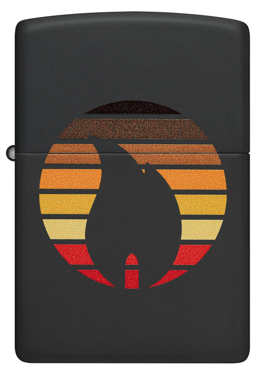 colorblock zippo design